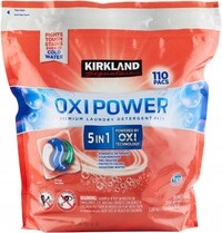 Kirkland Oxi Power 110 ks Univerzální kapsle na praní textilií