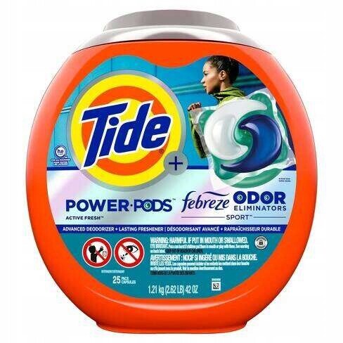 Tide 4v1 Sport Febreze Active Fresh 25 ks
