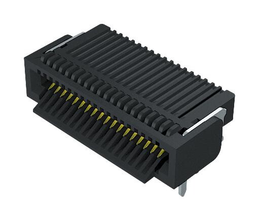 Samtec Uec5-019-2-H-D-Ra-1 Card Edge Conn, Dual Side, 38 Pos, Th