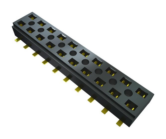 Samtec Clt-105-02-L-D-Be-A Connector, Rcpt, 10Pos, 2Row, 2Mm
