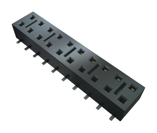 Samtec Hle-105-02-G-Dv Connector, Rcpt, 10Pos, 2Row, 2.54Mm