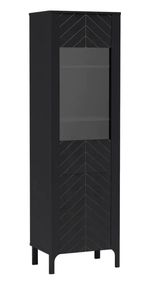 Casarredo Vitrína 1D KENORA - černá