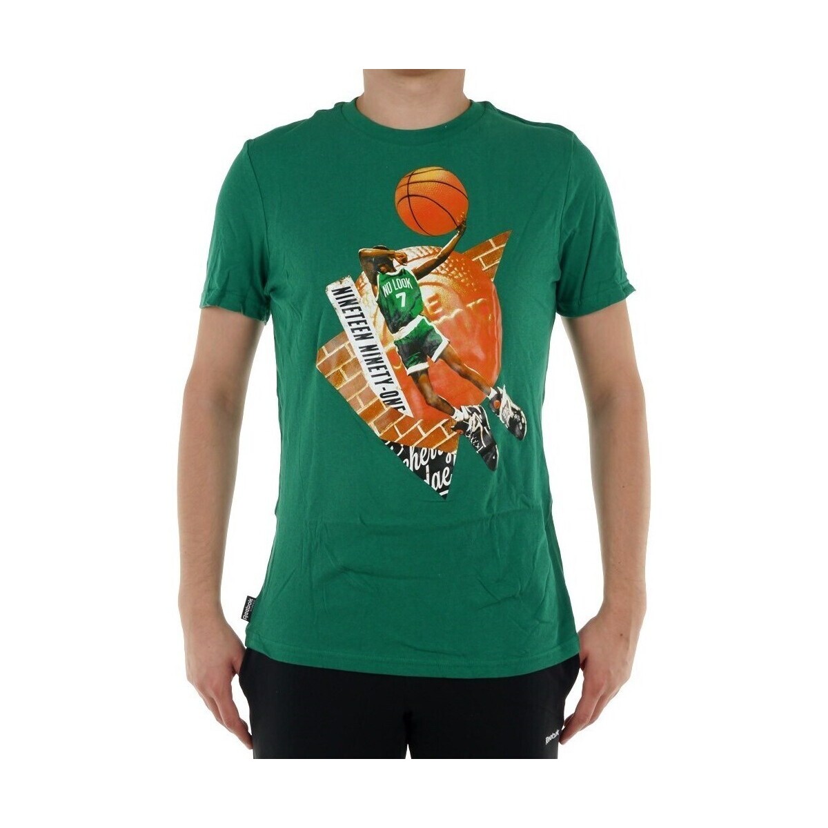 Reebok Sport  Classic Basketball Pump 1 Tshirt  Zelená