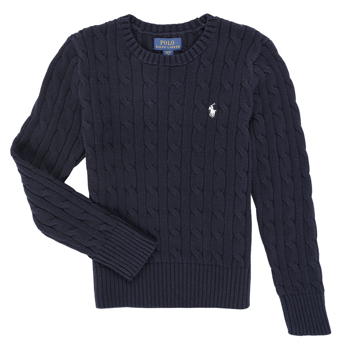 Polo Ralph Lauren  CABLE CN-SWEATER-PULLOVER  Tmavě modrá