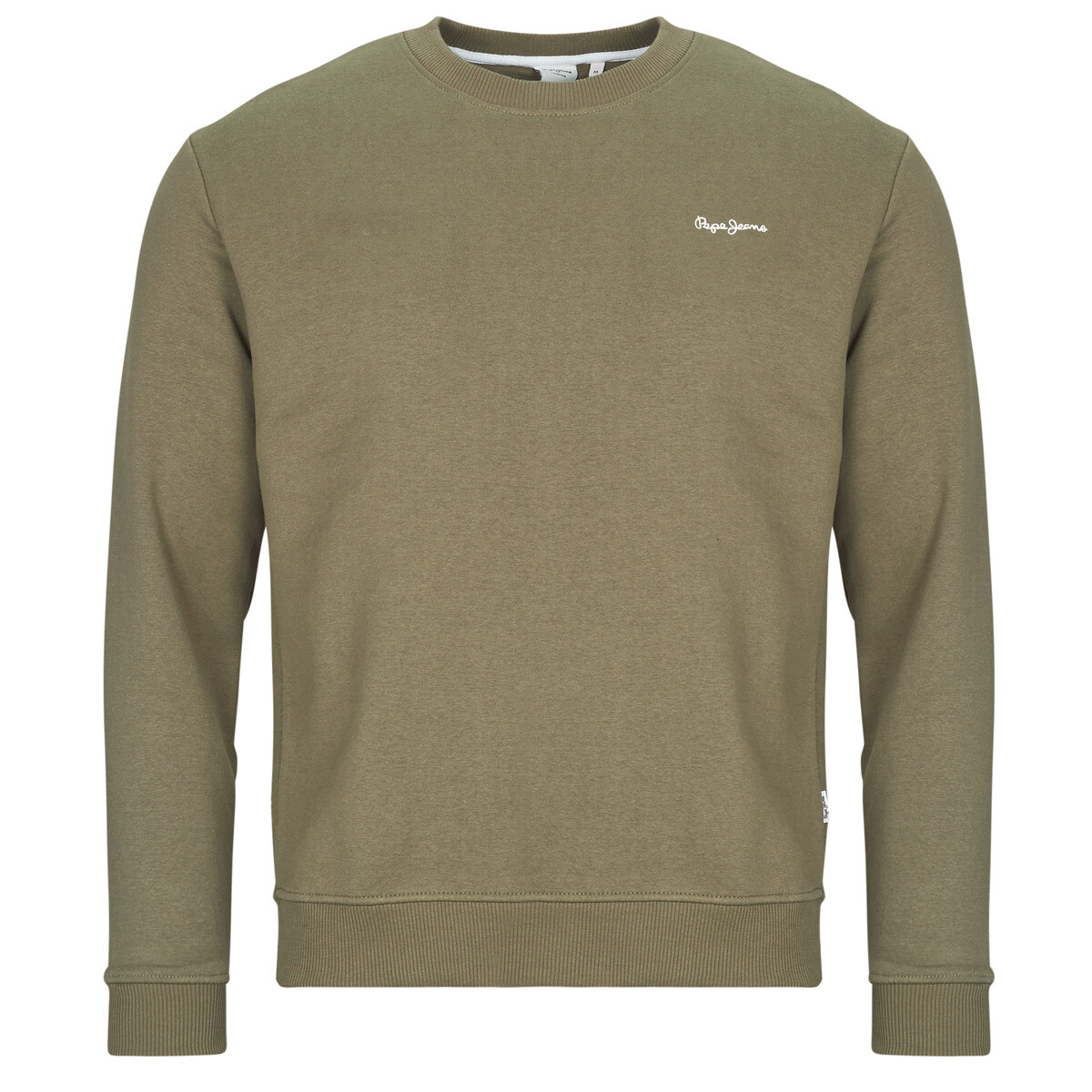 Pepe jeans  MACBETH SMALL LOGO PLAIN CREW  Khaki