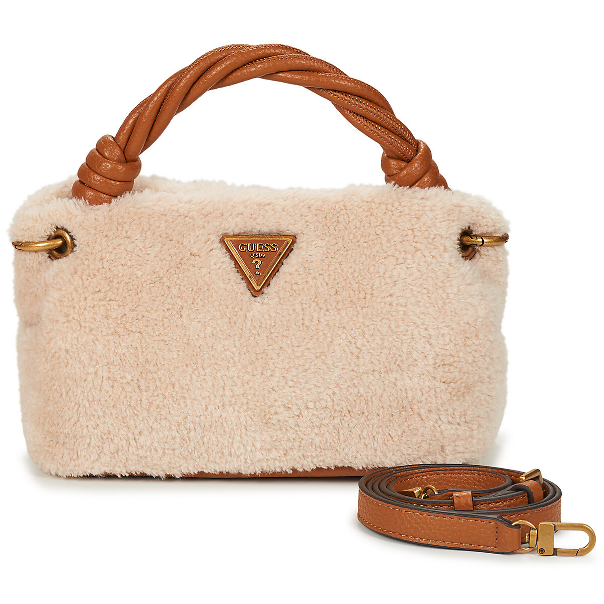 Guess  SHAIDA TOP HANDLE CROSSBODY  Béžová