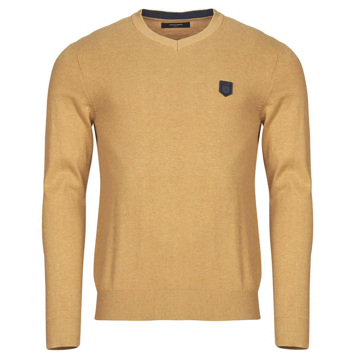 Jack & Jones  JPRBLURONALDO KNIT V-NECK  Béžová