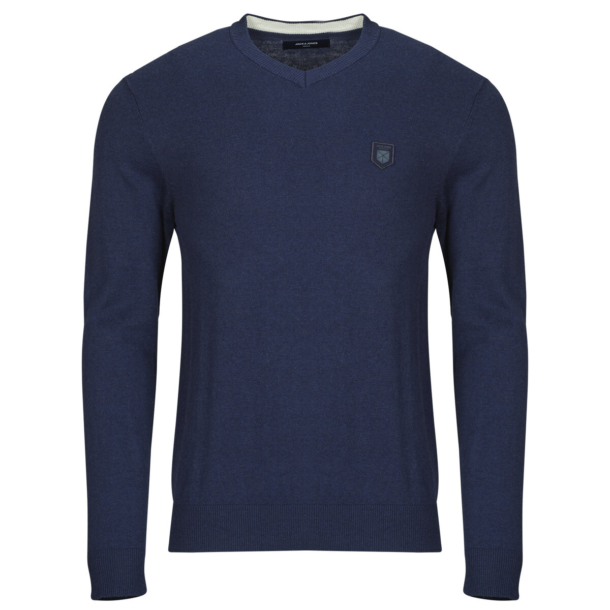 Jack & Jones  JPRBLURONALDO KNIT V-NECK  Tmavě modrá