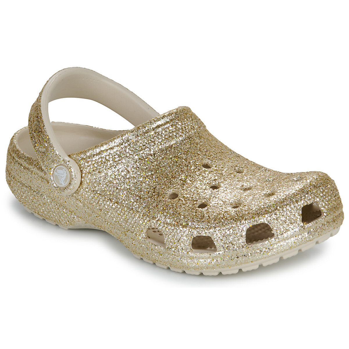 Crocs  Classic Chunky Glitter Clog  Zlatá