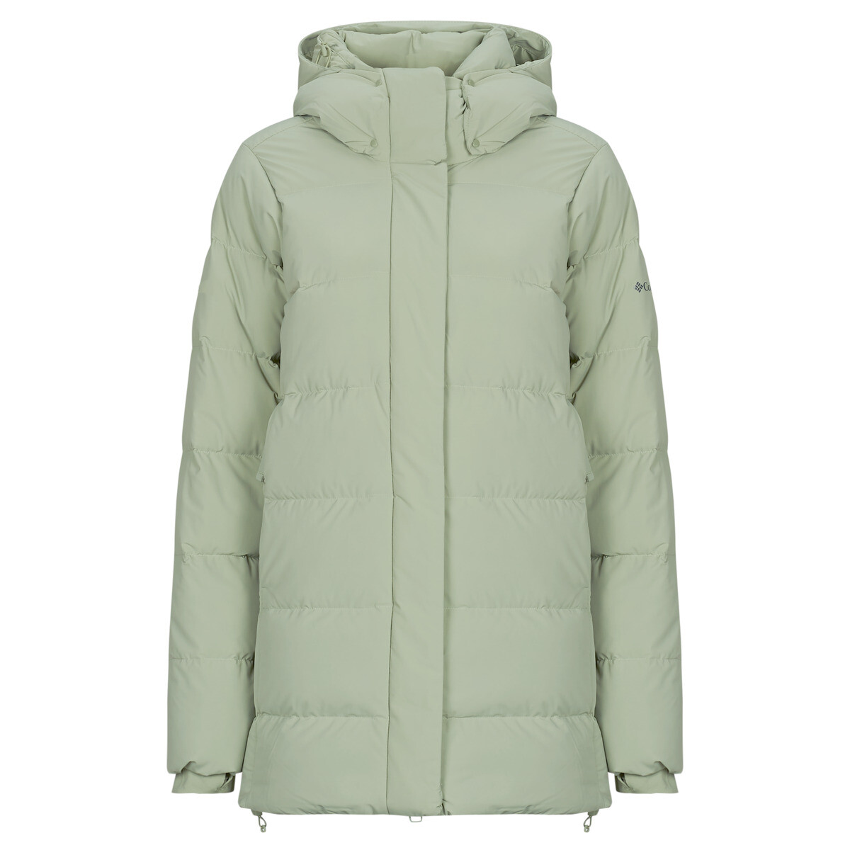Columbia  AMAZE PUFF MID HOODED JACKET  Zelená