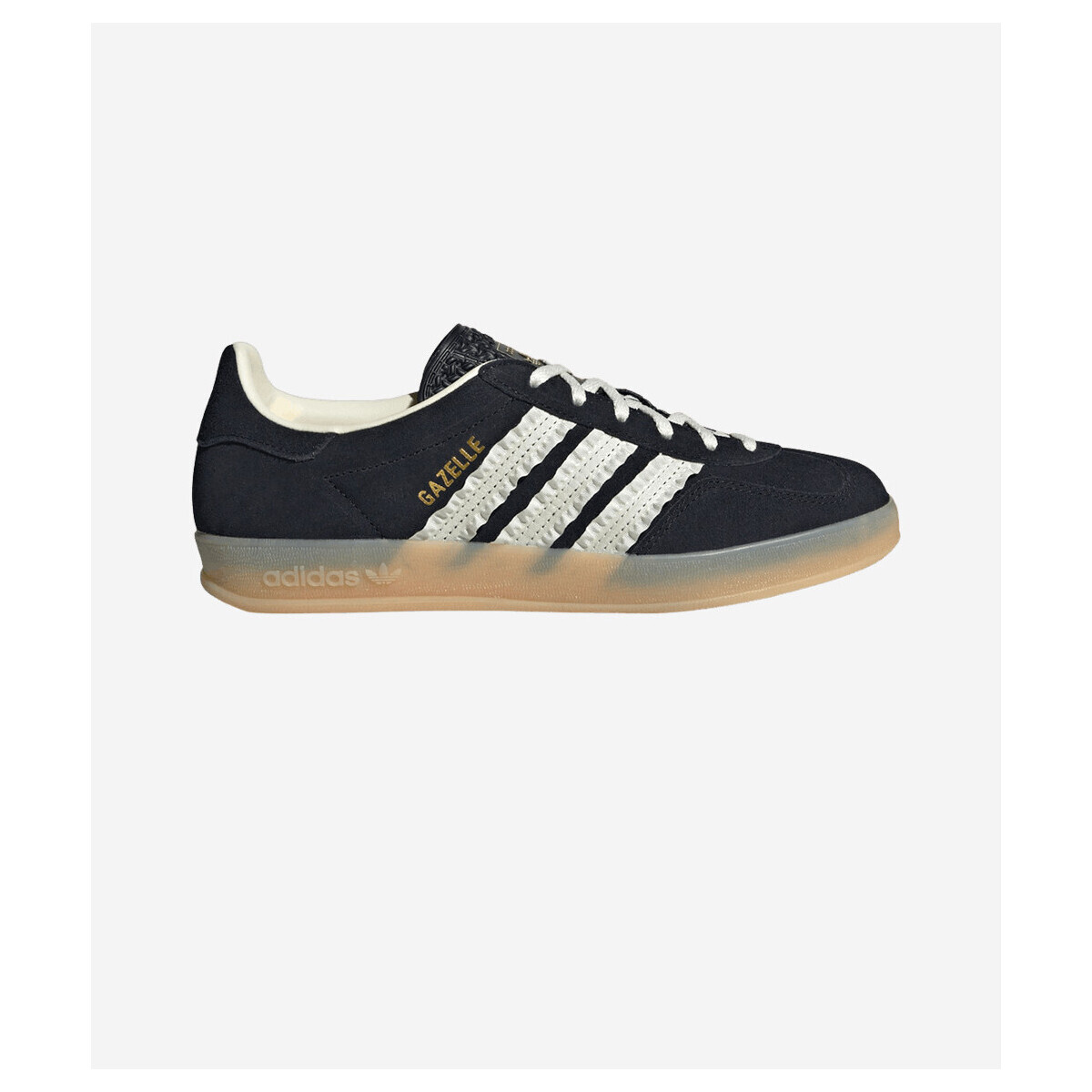 adidas  Gazelle Indoor Core Black Cream White Gum (Women's)  Černá