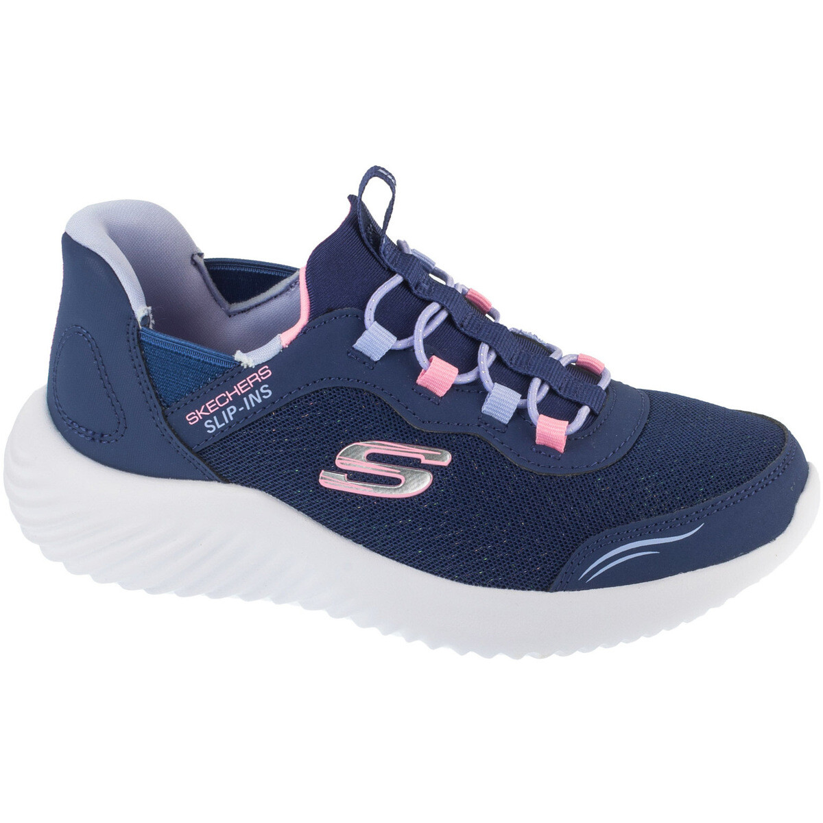 Skechers  Slip-Ins: Bounder - Simple Cut  Modrá