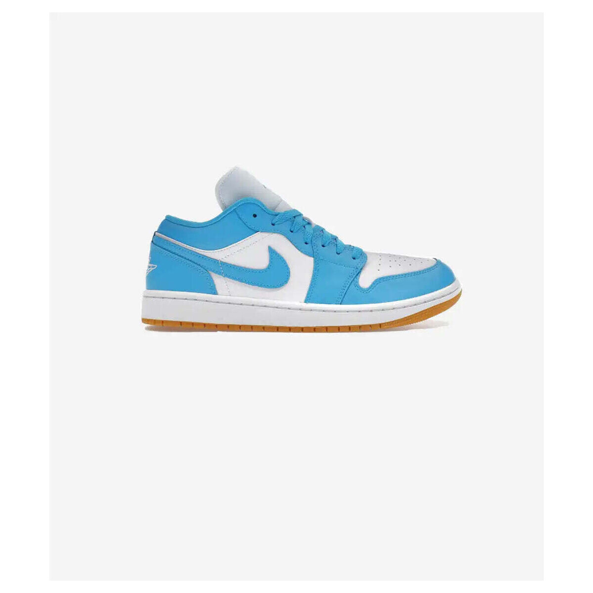 Nike  Jordan 1 Low White Gum Light Brown Dark Powder Blue (Women's)  Modrá