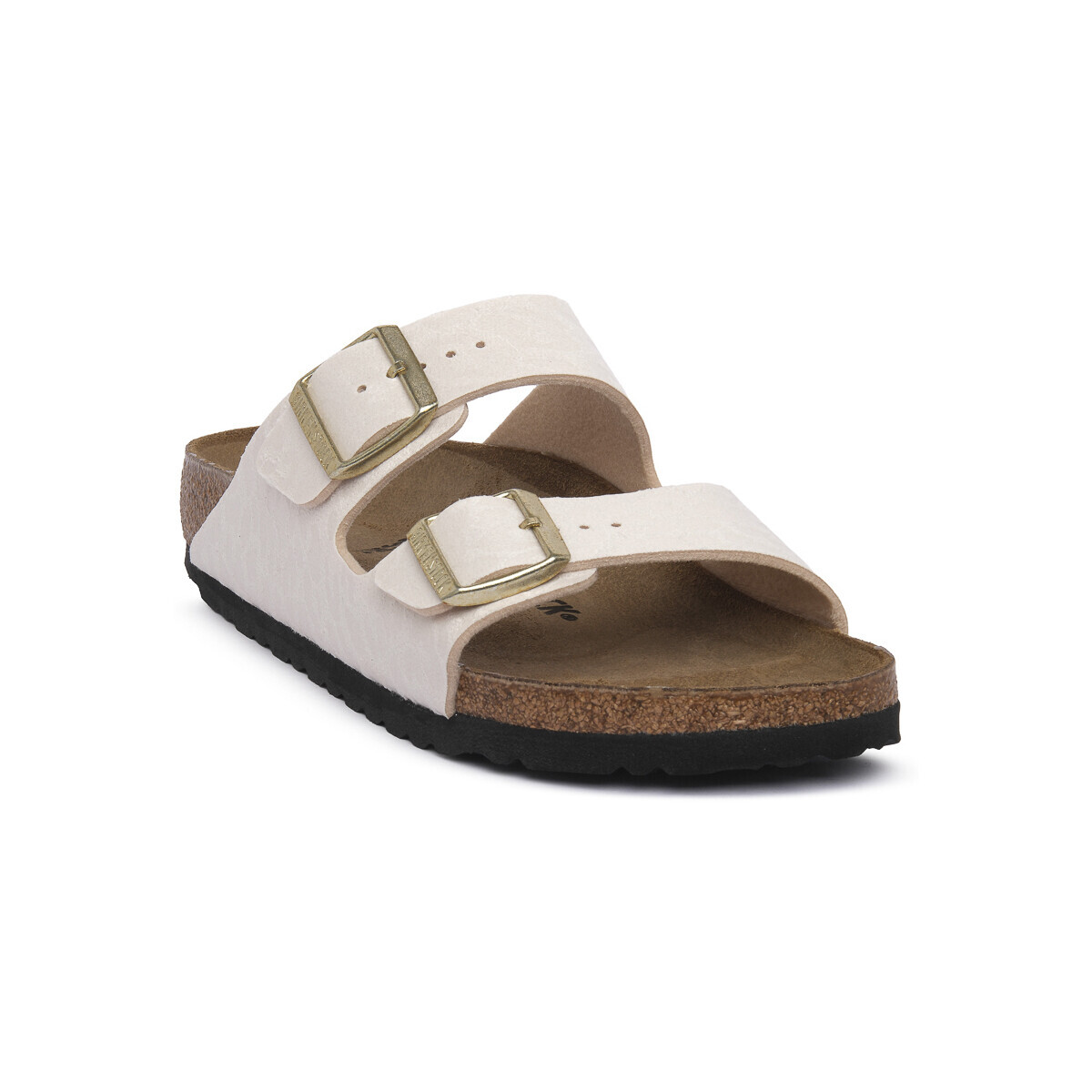 BIRKENSTOCK  ARIZONA LEO EGGSHELL CALZ S  Béžová