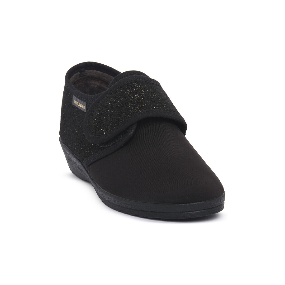Valleverde  NERO GOLD PANTOFOLA  Černá