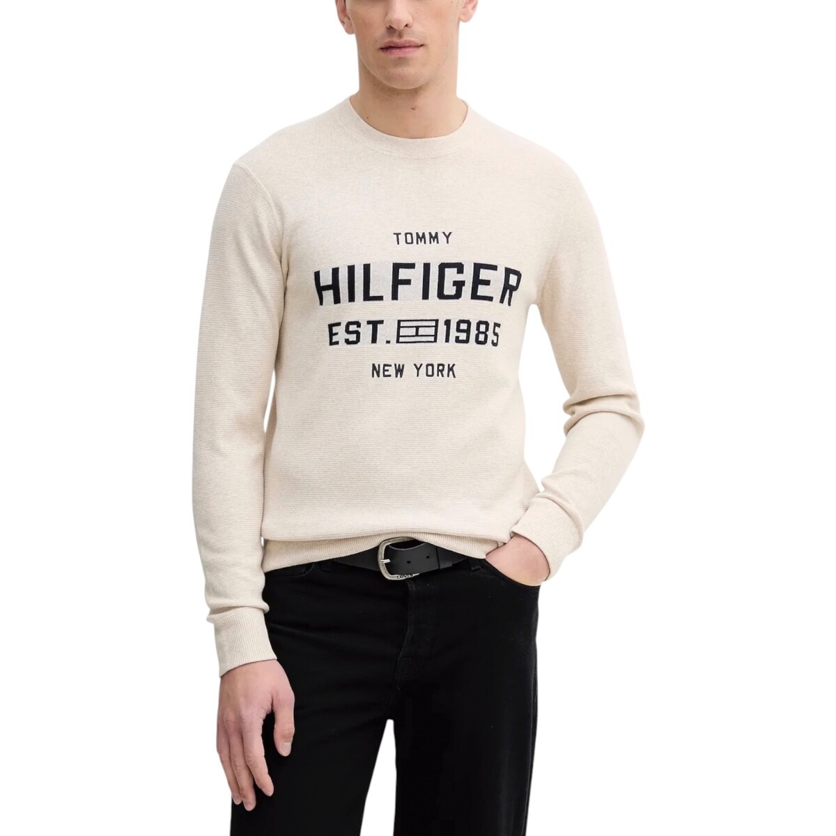 Tommy Hilfiger  ATHLEISURE CREW NECK MW0MW39533  Béžová