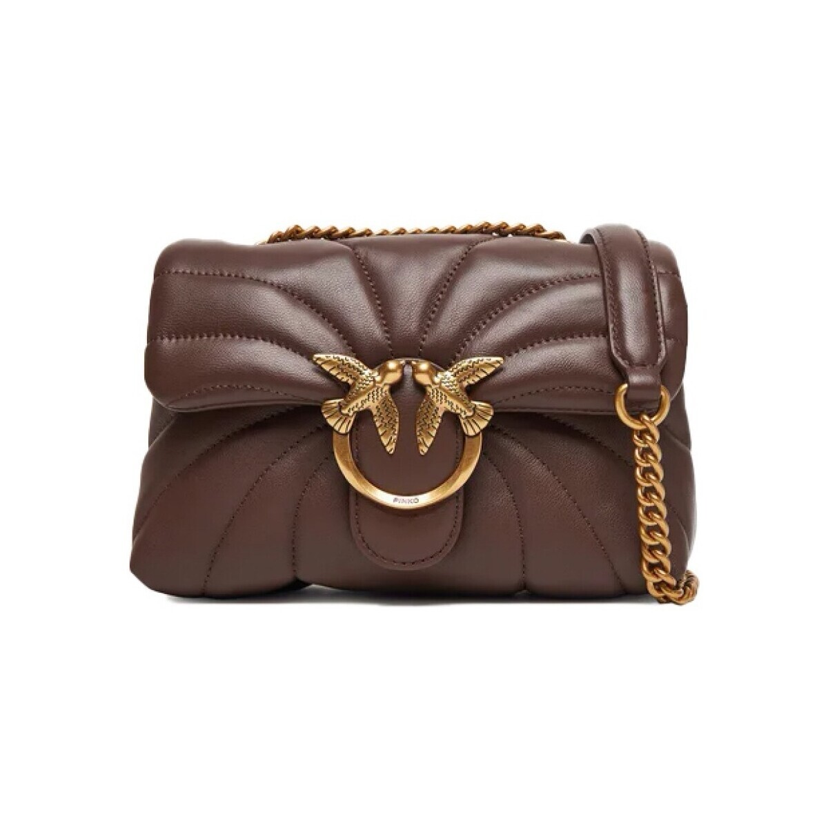 Pinko  A1EX LOVE PUFF MINI CL SHEEP  Hnědá