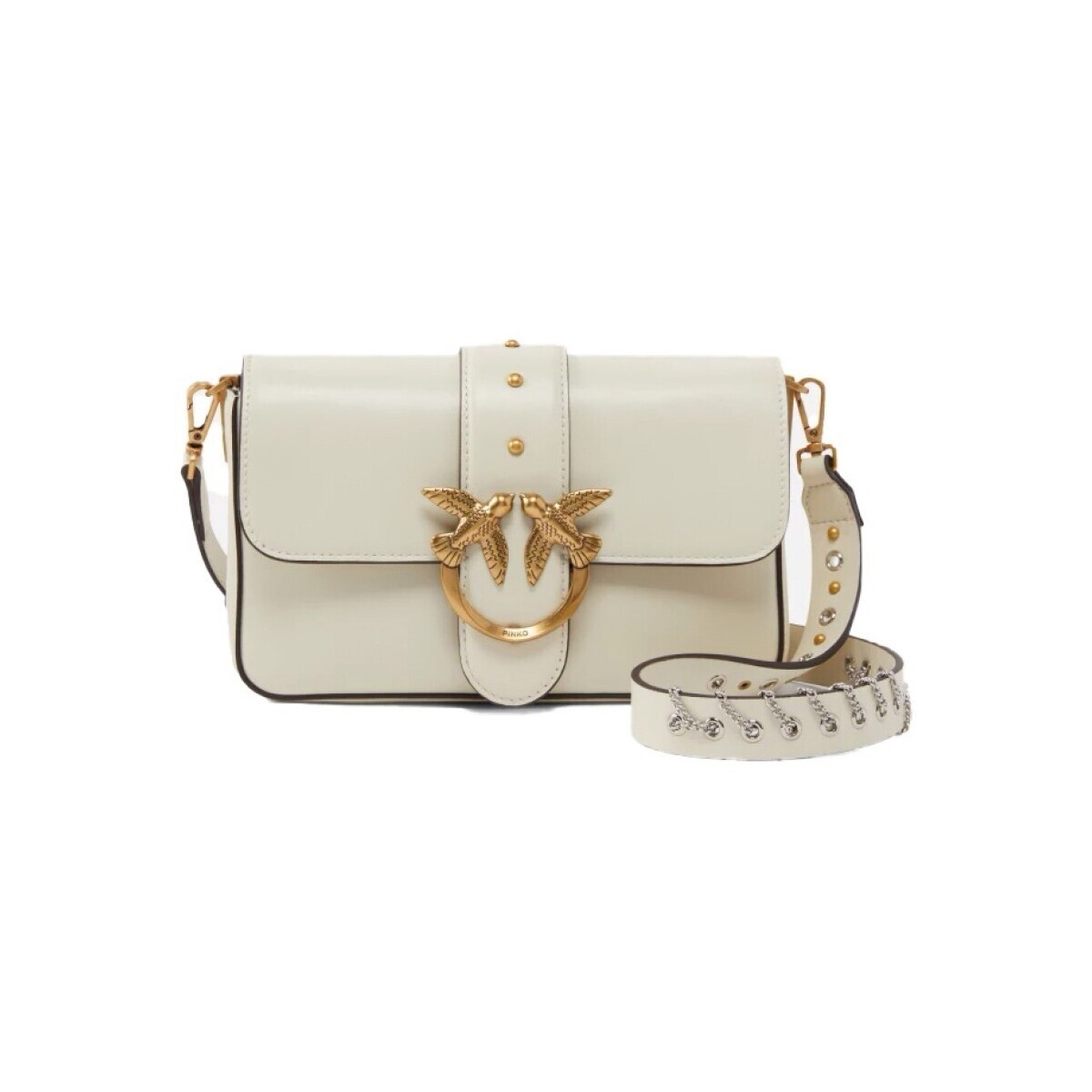 Pinko  LOVE ONE MINI SLOUCHY  Bílá