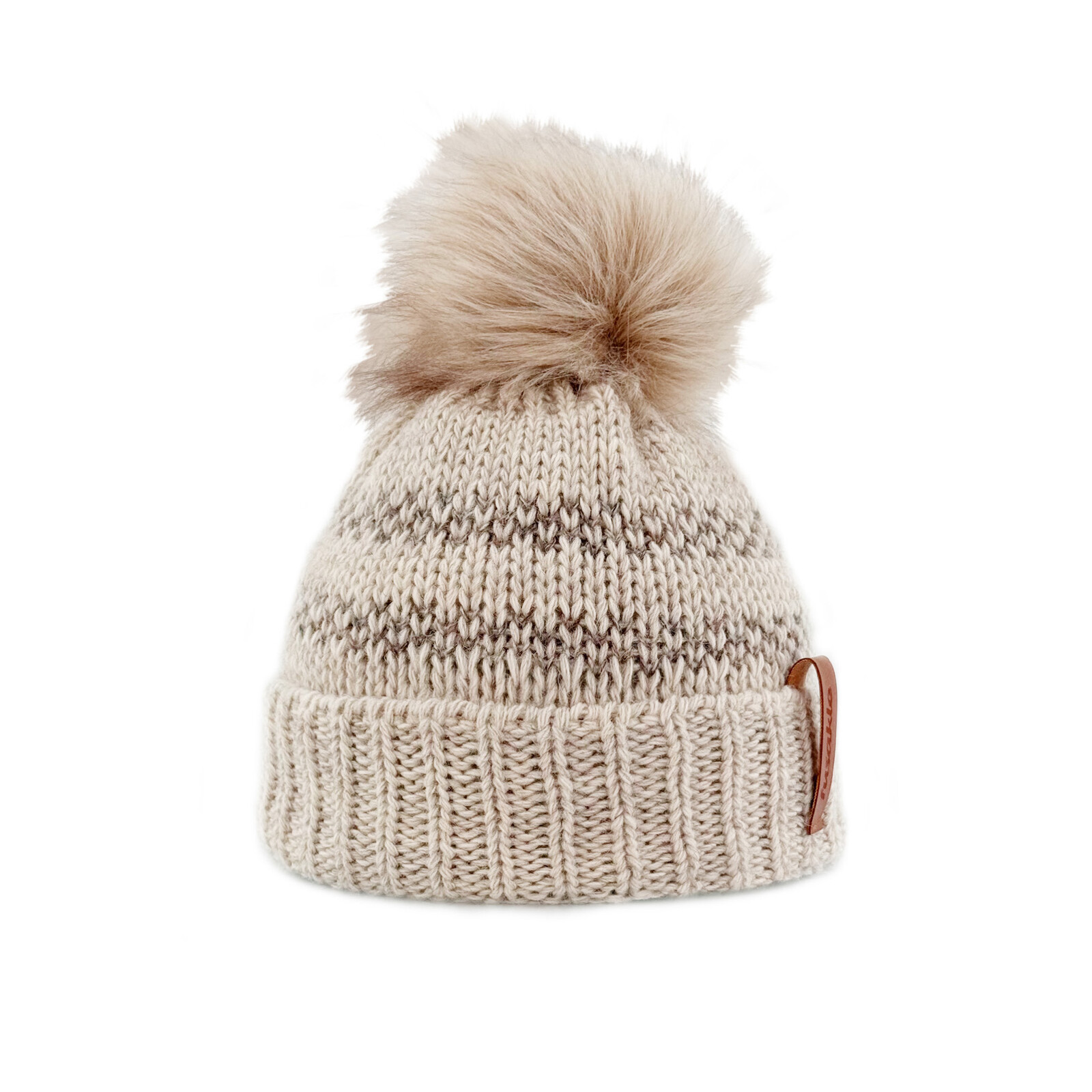 Čepice Cik-Cak béžová