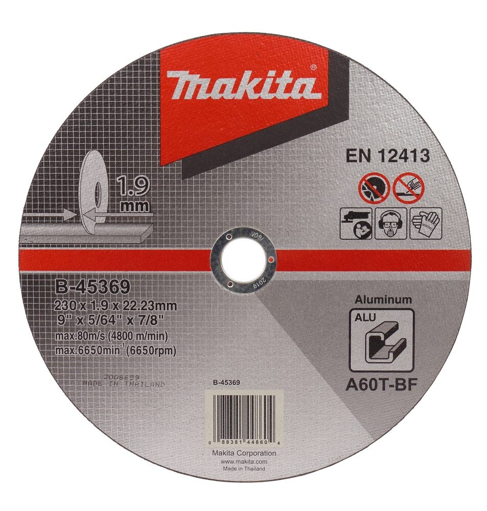 Řezný kotouč na hliník Makita 230 x 1,9 mm B-45369