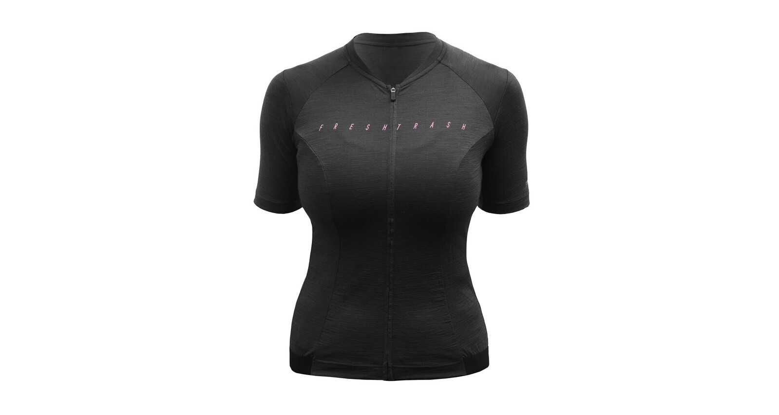 Dámský cyklistický dres Fresh Trash Lite merino EVO - True black Velikost: M