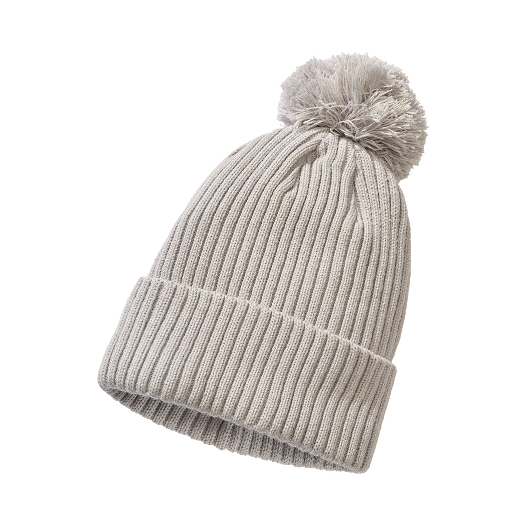 Čepice zimní Brandit Bobble - světle šedá