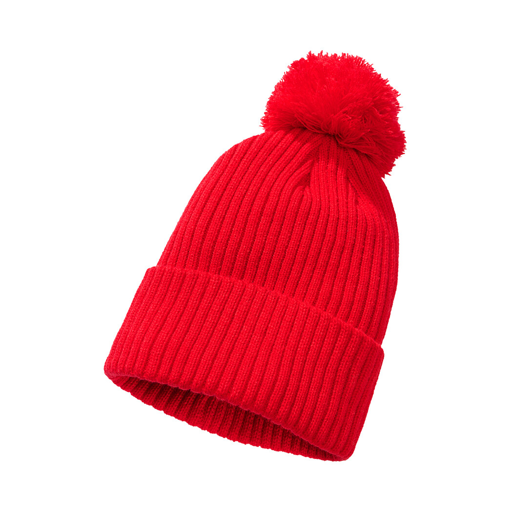 Čepice zimní Brandit Bobble - červená