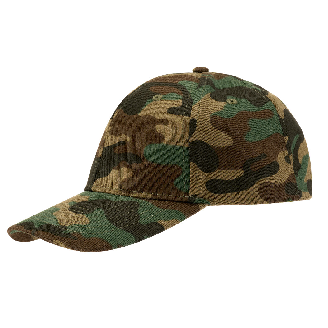 Kšiltovka Brandit Basecap - woodland