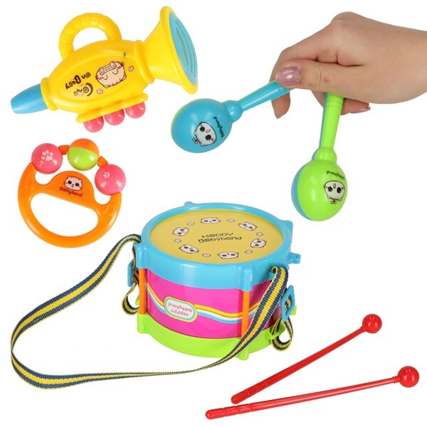 Dětská sada hudebních nástrojů pro malého hudebníka 7 prvková