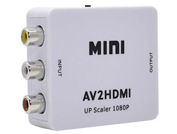 Převodník MINI AV2HDMI, 1080p konvertor 3x RCA Cinch na HDMI
