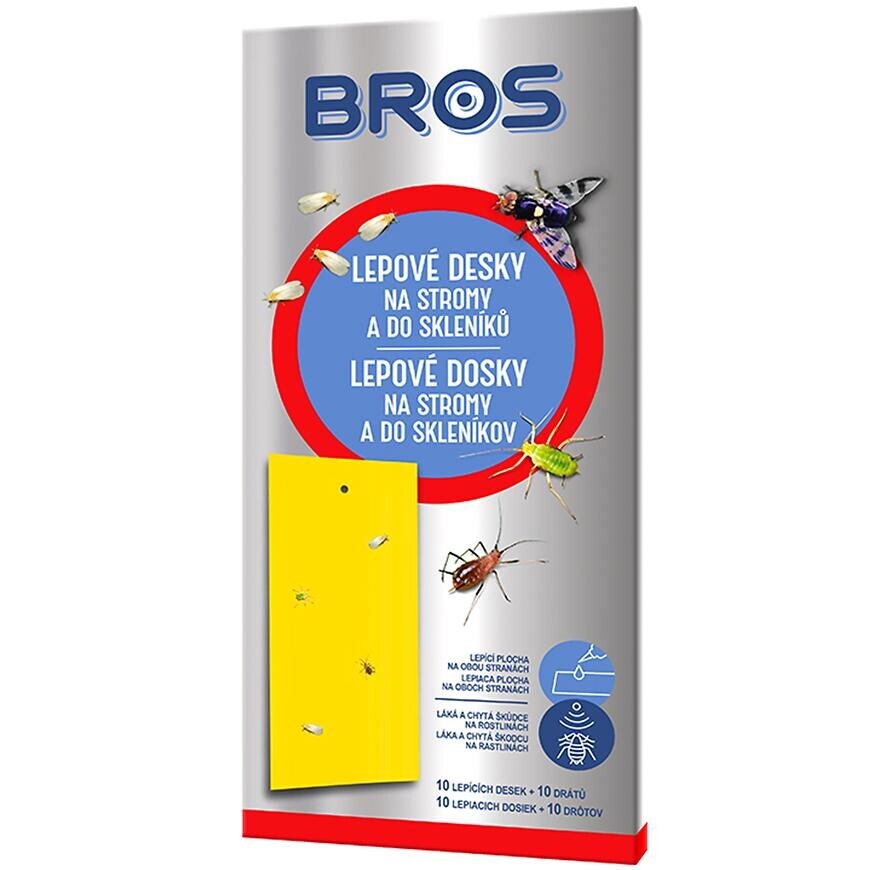 Bros desky lepové do skleníku 10 ks