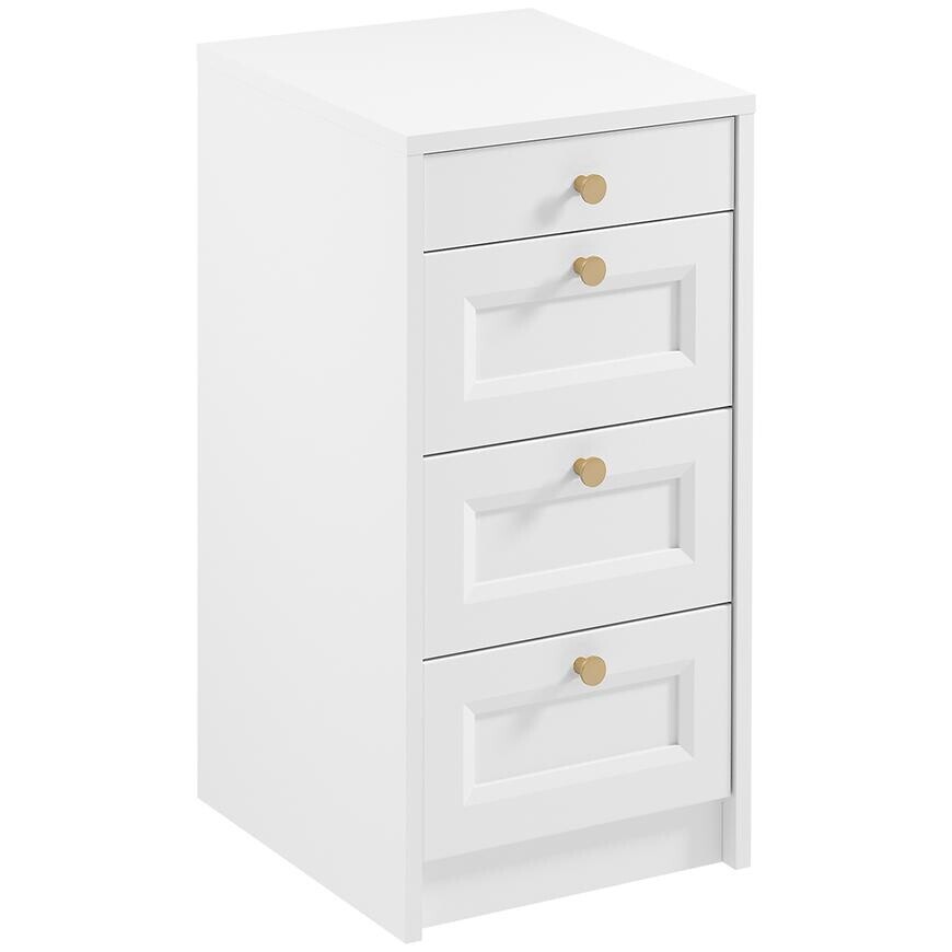 Komoda Rel K4w bílá