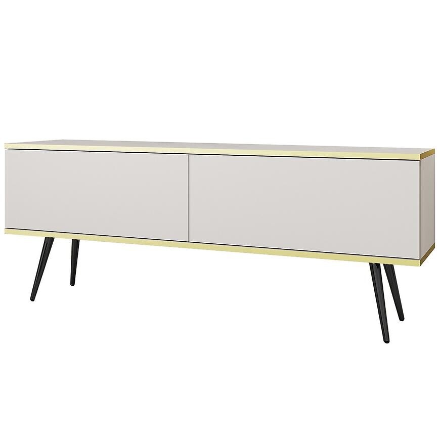 Tv stolek Oro 135 bílá + nohy černé