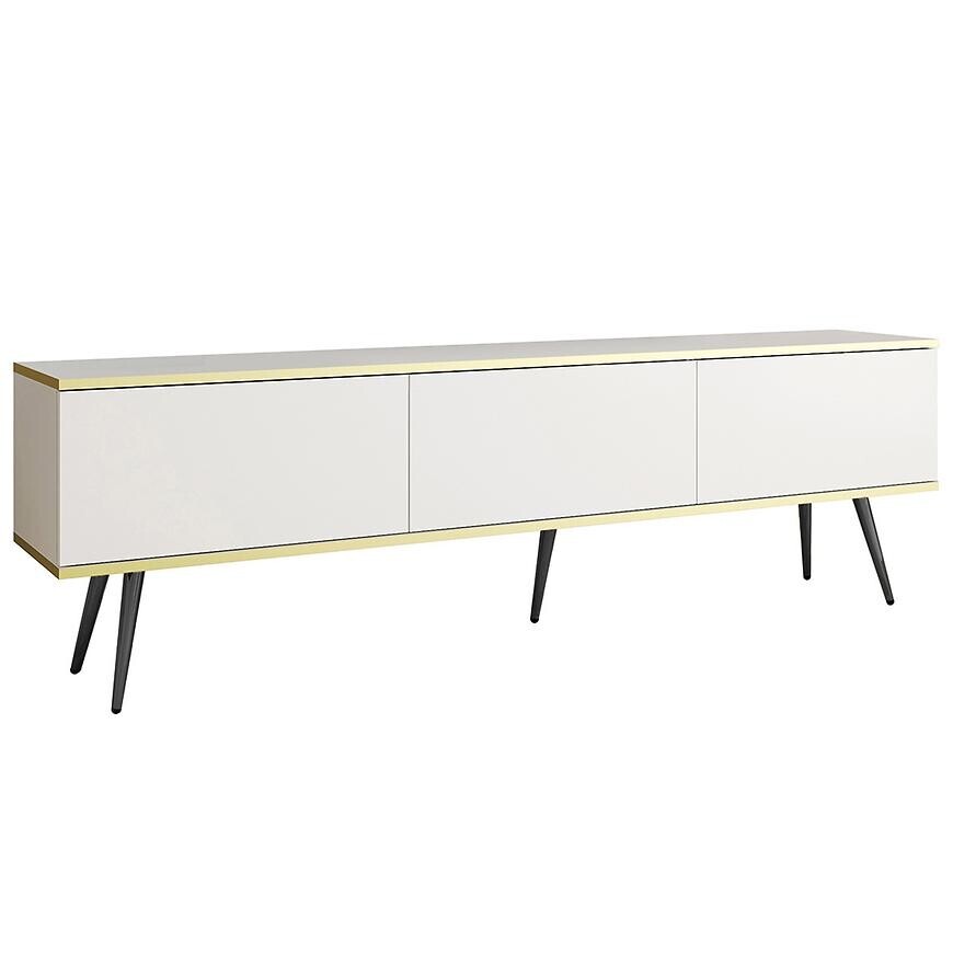 Tv stolek Oro 175 bílá + nohy černé