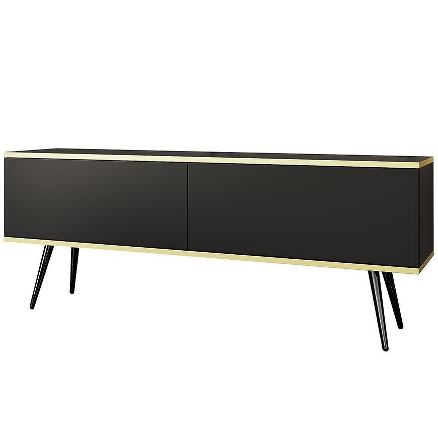 Tv stolek Oro 135 černá + nohy černé