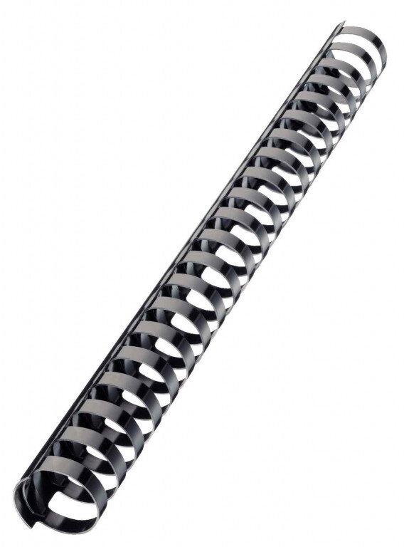 Kroužková vazba 25mm černá 181-210 listů 50ks