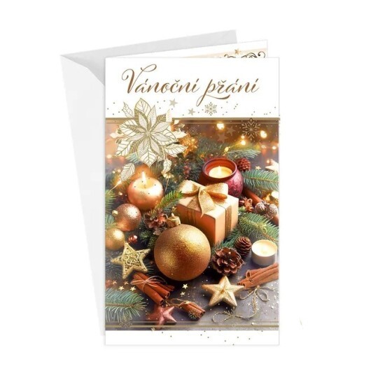 Argus Vánoční přání s kapsou na peníze - 11-6553c