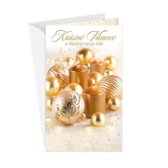 Argus Vánoční přání s kapsou na peníze - 11-6521c