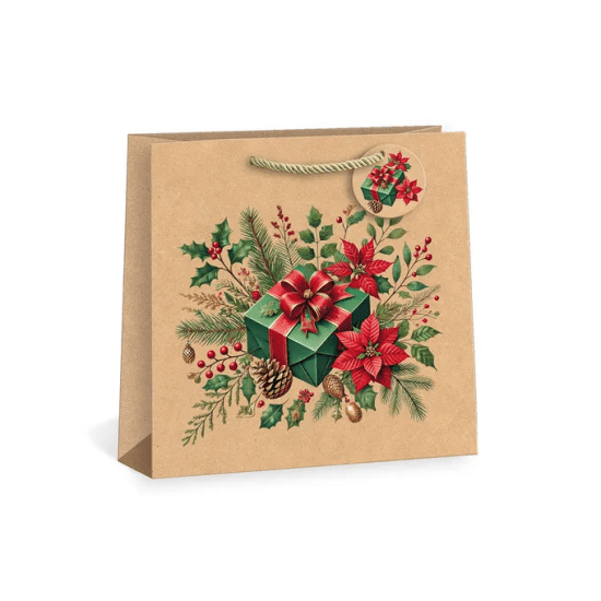 Argus Vánoční dárková taška SQUARE - 33 x 33 cm - 0855-0012