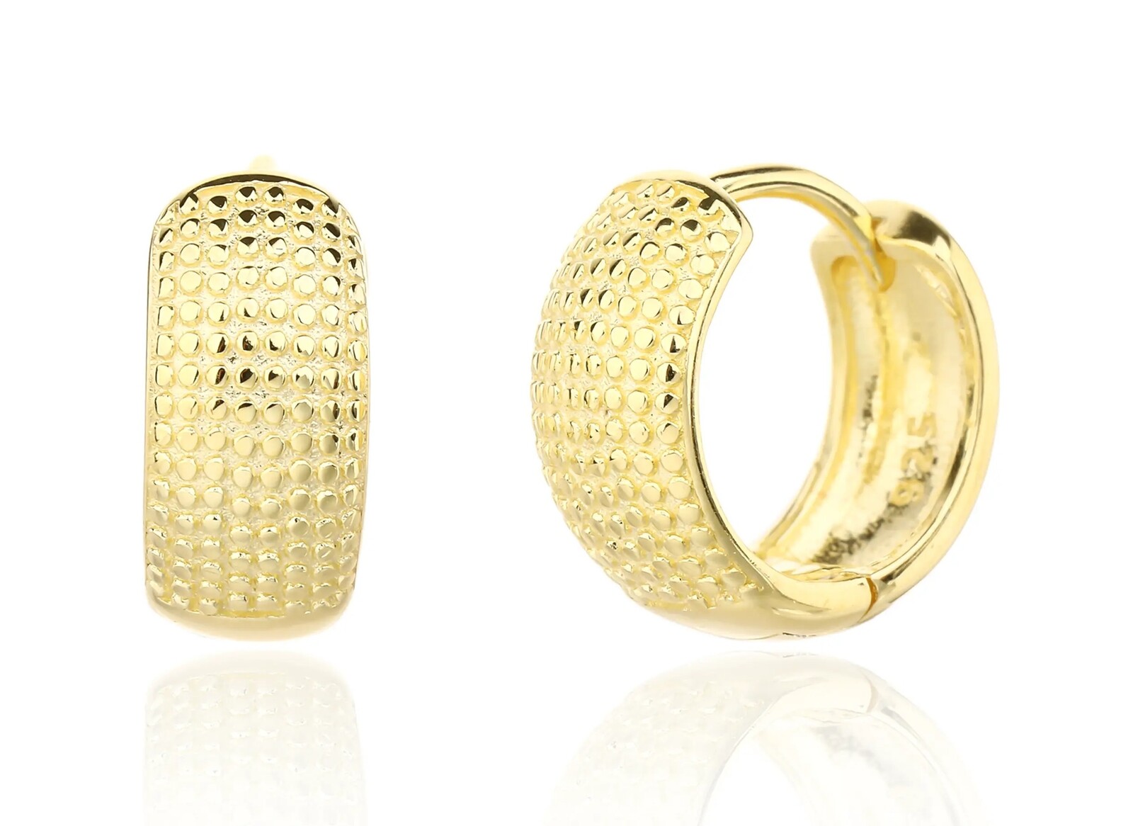 JVD Stylové pozlacené kruhy SVLE3358XJ6GO00