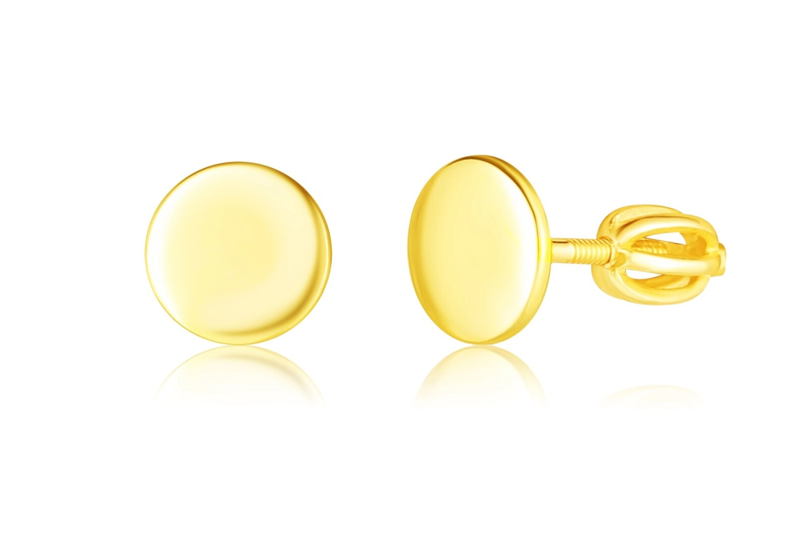 JVD Minimalistické pecky z pozlaceného stříbra SVLE3200XH2GOSR