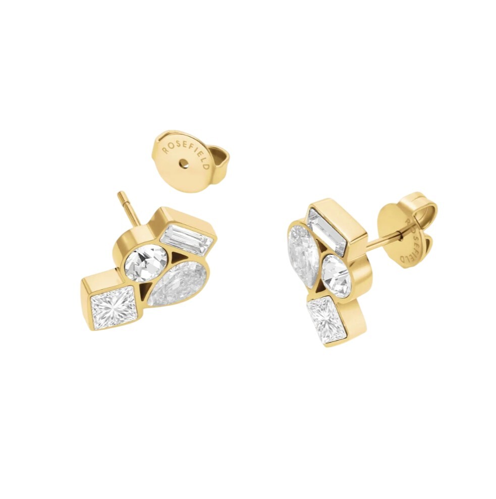 Rosefield Originální pozlacené náušnice JECCG-J1170
