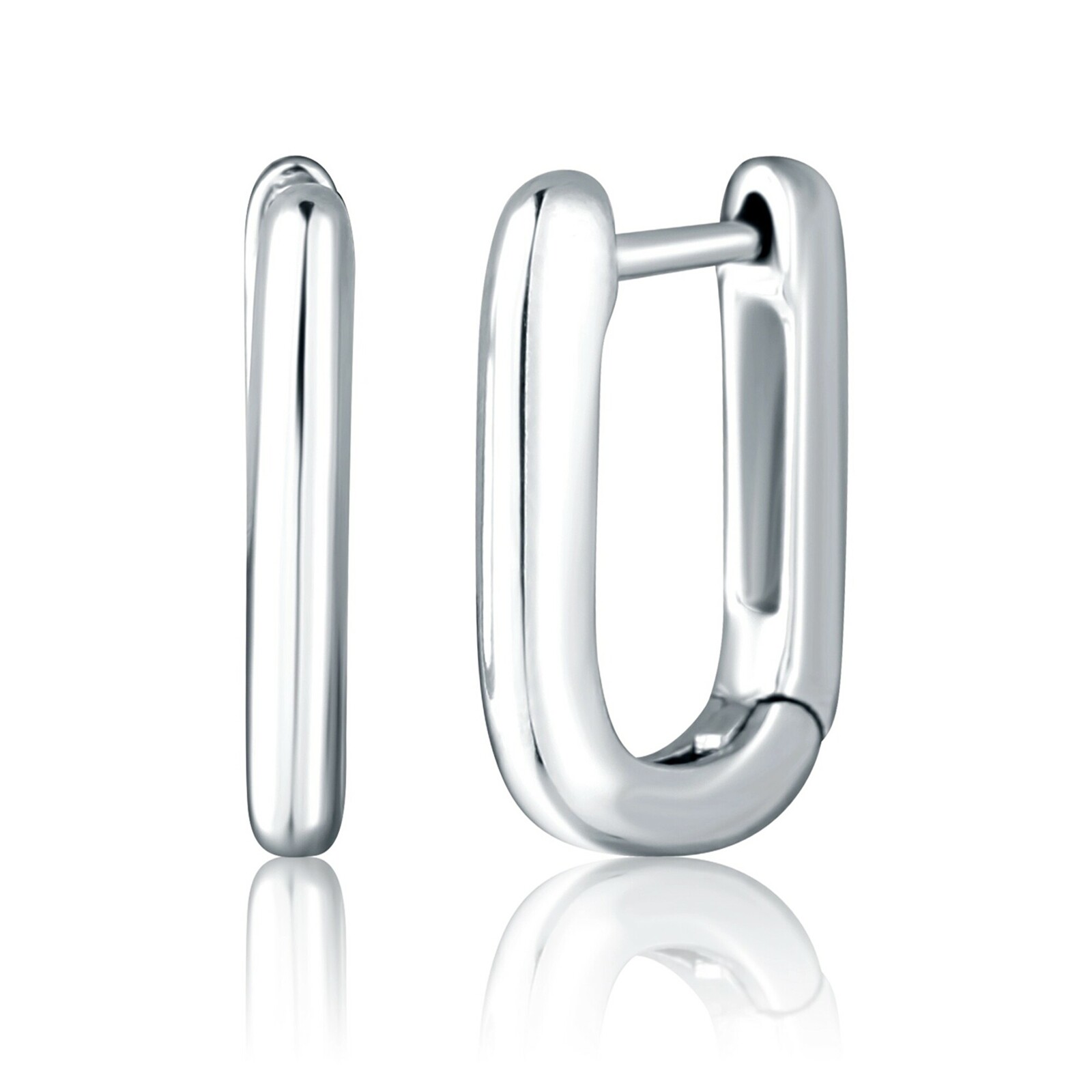 JVD Stříbrné oválné náušnice pro ženy SVLE2878X610000