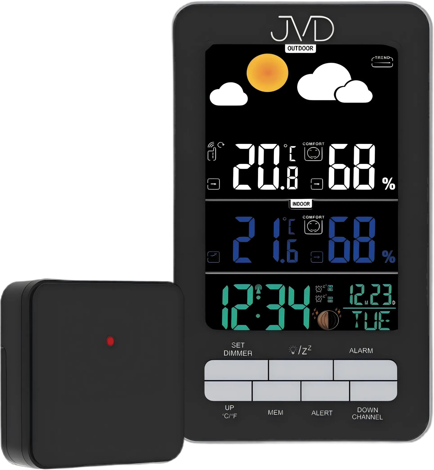 JVD Rádiem řízená meteorologická stanice RB6687.1