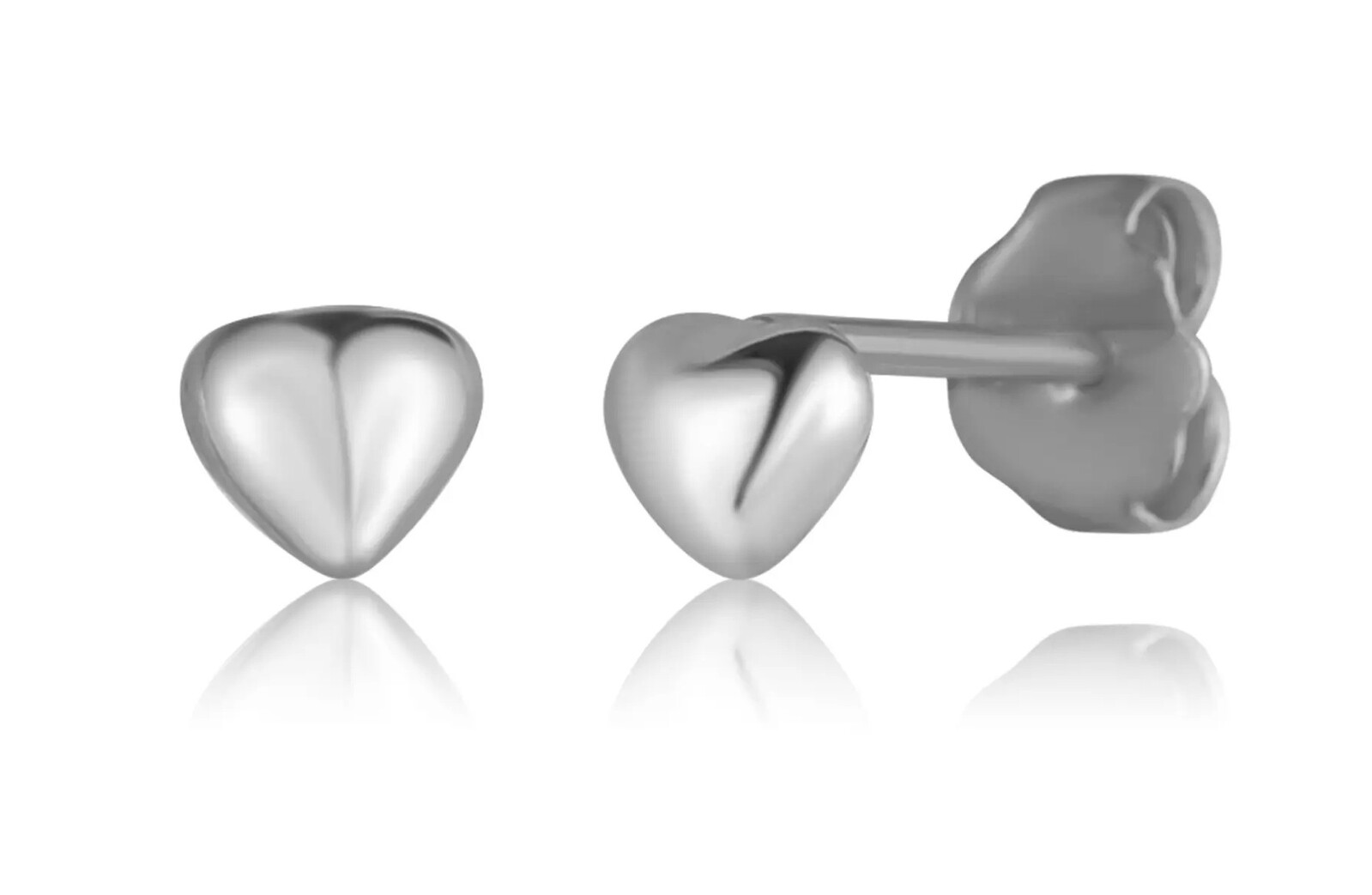 JVD Drobné stříbrné náušnice Srdíčka SVLE3264XF30000
