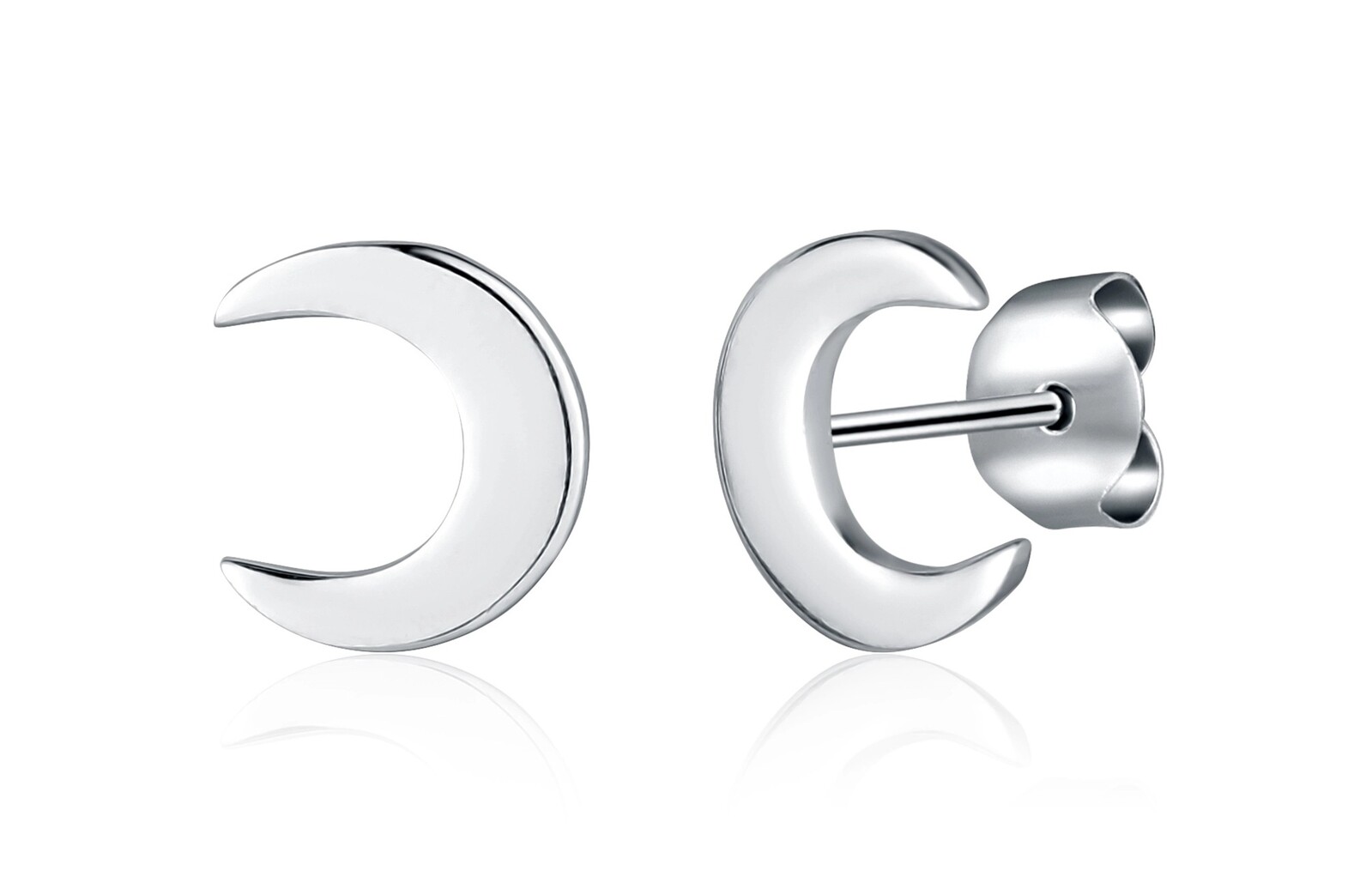 JVD Stříbrné náušnice pecky Půlměsíc SVLE2162XJ60000