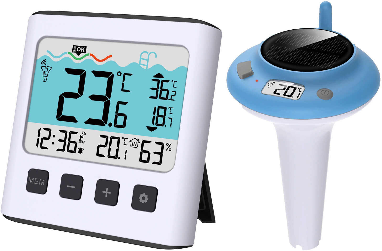 JVD Teploměr s venkovním čidlem T777