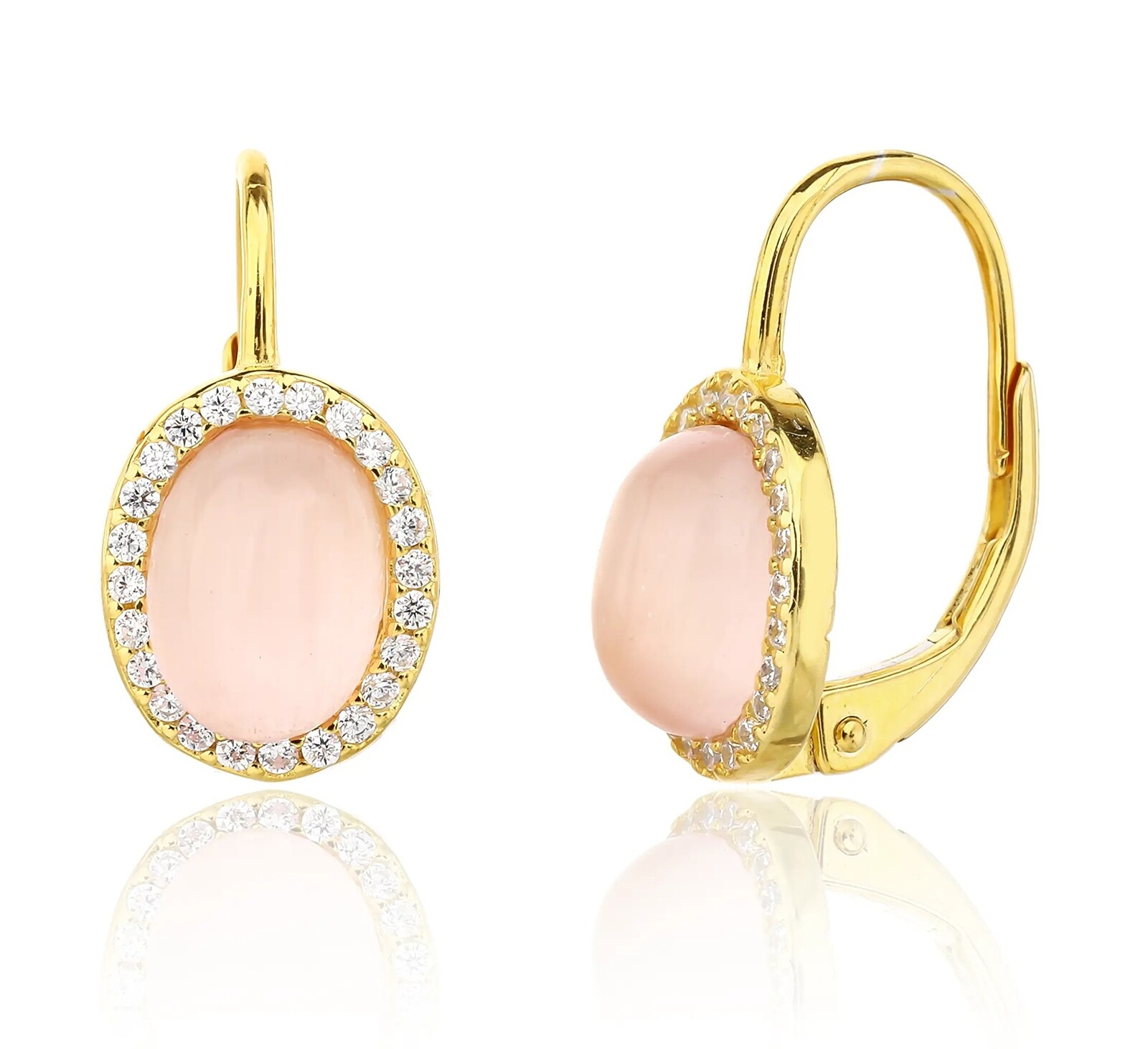 JVD Elegantní pozlacené náušnice SVLE3387XJ6GR00