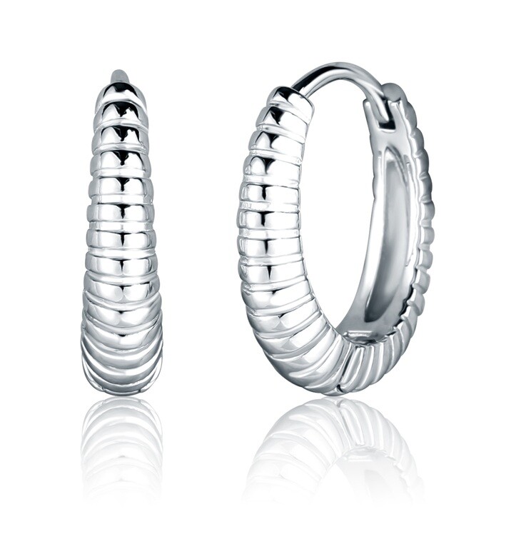 JVD Slušivé stříbrné kruhy SVLE2405XK20000