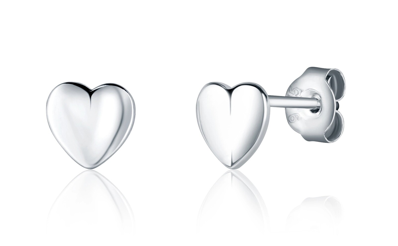 JVD Něžné srdíčkové náušnice ze stříbra SVLE2026X610000